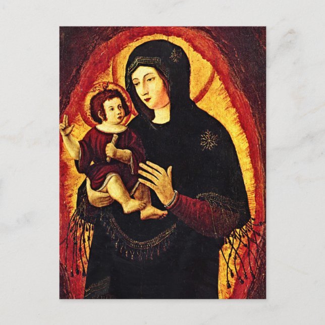 Renaissance Madonna Vykort (Framsida)
