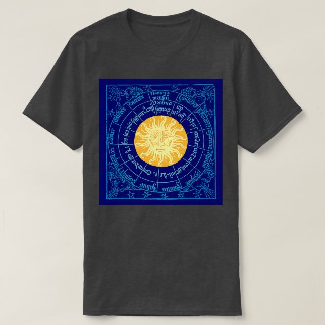 Renaissance magicianx27s årshjul t shirt (Design framsida)