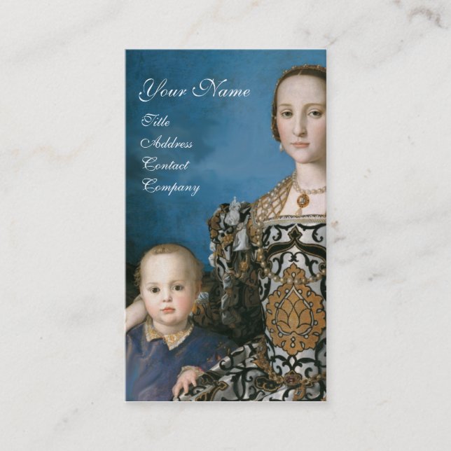 RENAISSANCE MODE JEWELRY COSTUME DESIGNER VISITKORT (Framsida)
