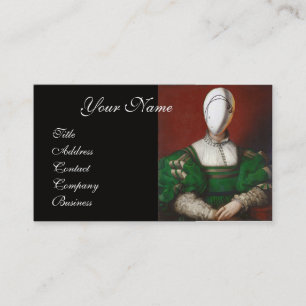 RENAISSANCE MODE THEATRICAL COSTUME DESIGNER VISITKORT