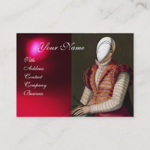 RENAISSANCE MODE THEATRICAL COSTUME DESIGNER VISITKORT