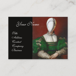 RENAISSANCE MODE THEATRICAL COSTUME DESIGNER VISITKORT