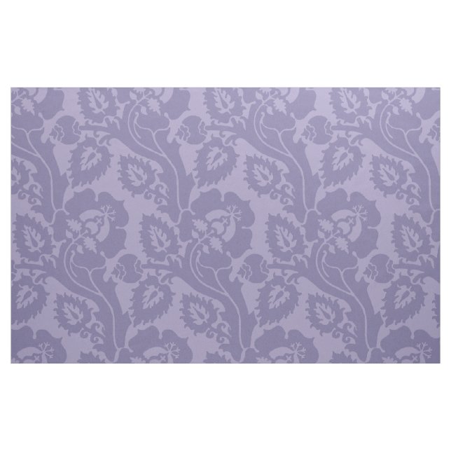 Renaissance Oblik Blommigt, ljusviolett Tyg (Fat Quarter)