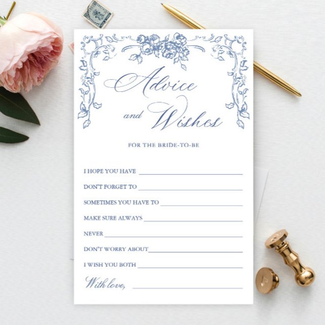 Renaissance Ornate Dusty Blue Önskemål & Advice Ca (Skapare uppladdad)