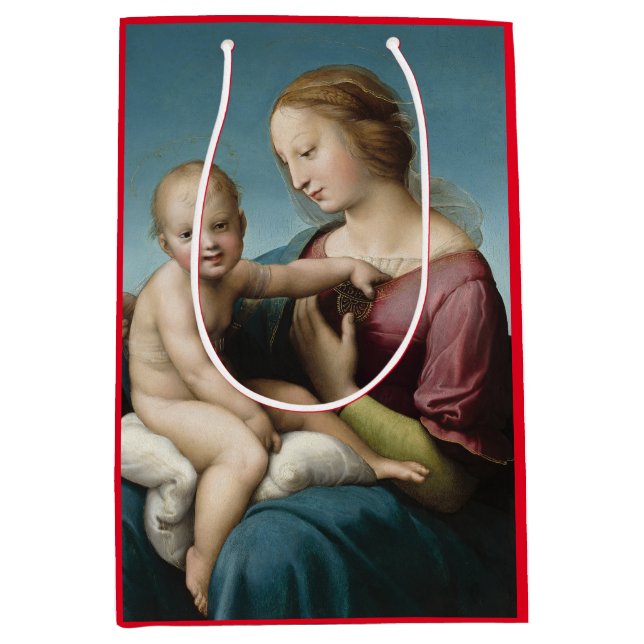 RENAISSANCE PAINING AV MADONNA OCH BARN (Framsidan)