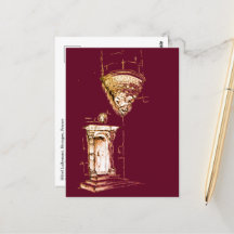 Renaissance Palace, Bourges, Frankrike vykort