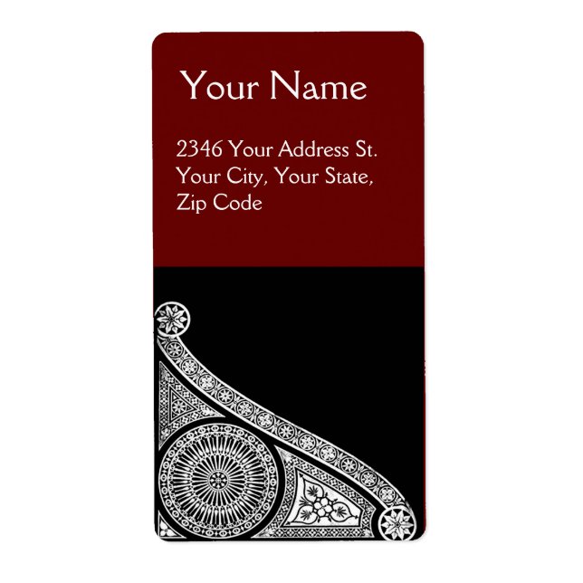 RENAISSANCE röd Fraktsedel (Framsidan)