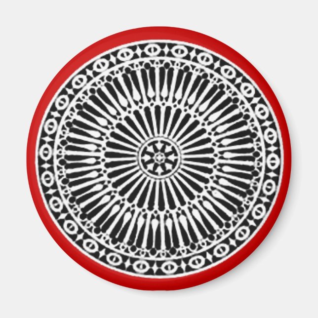 RENAISSANCE,röd Magnet (Framsidan)