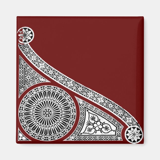 RENAISSANCE röd Magnet (Framsidan)