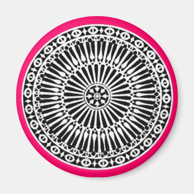 RENAISSANCE,rosa Magnet (Framsidan)