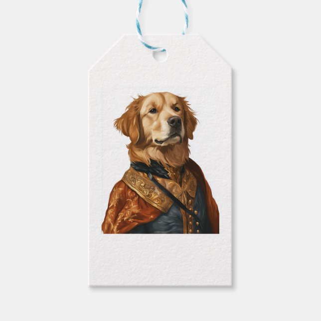 Renaissance Rover � Classic Art Hund Presentetikett (Framsidan)
