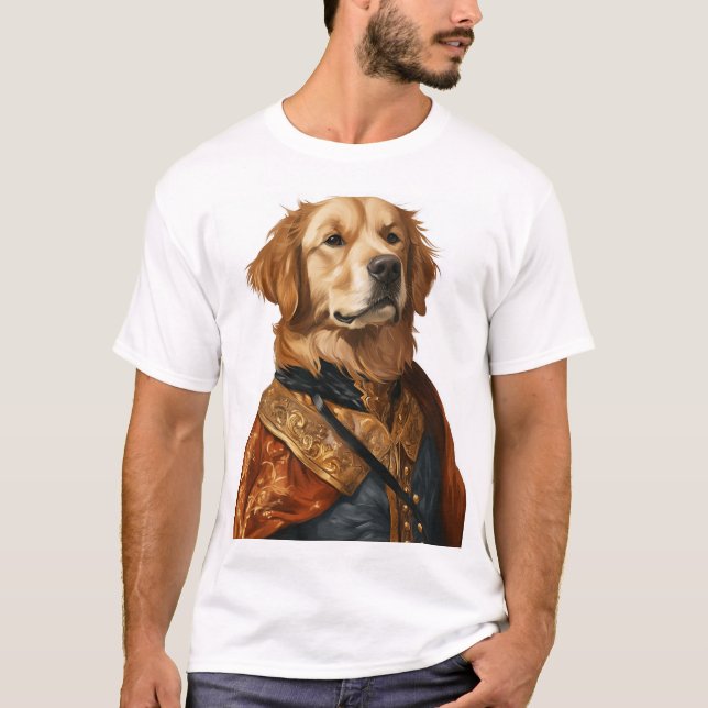 Renaissance Rover � Classical Art Dog T Shirt (Framsida)