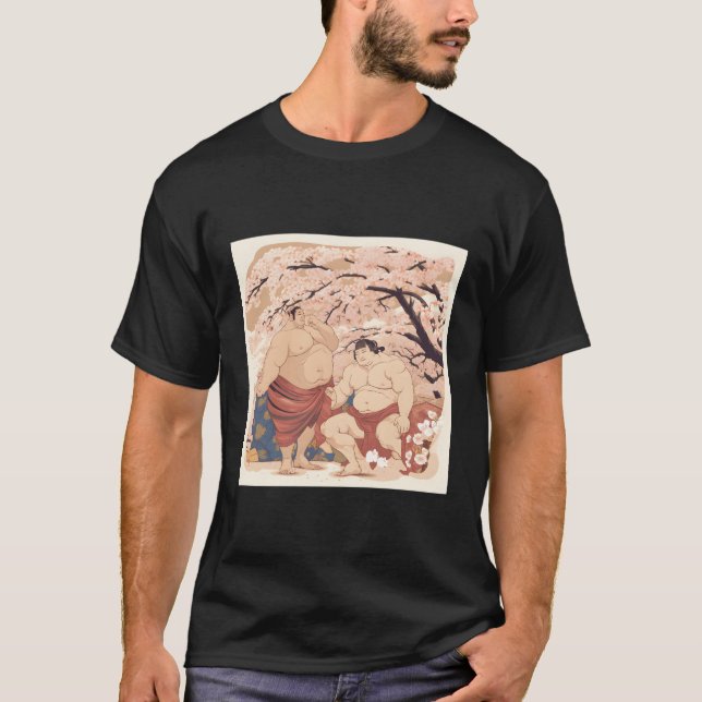 Renaissance Rumble Sumo Wrestler under Cherry Blos T Shirt (Framsida)