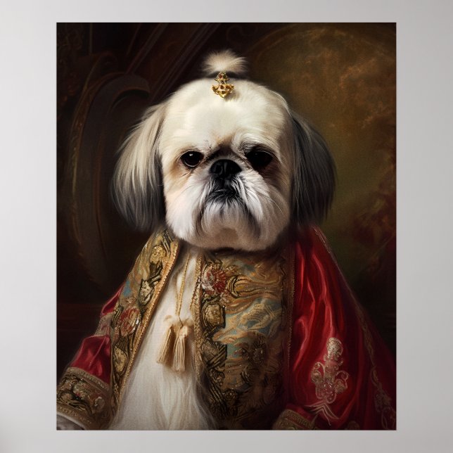 Renaissance Shih Tzu Poster (Framsidan)