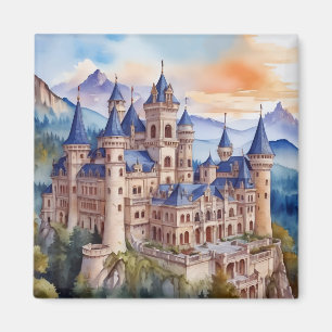 Renaissance slott i bergen. AI-teknik Magnet