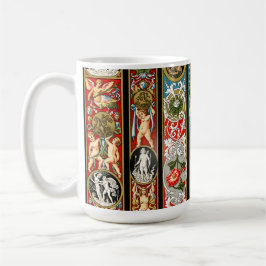 Renaissance teman Textilier och textilier Kaffemugg