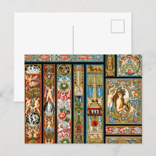 Renaissance teman Textilier och textilier Vykort