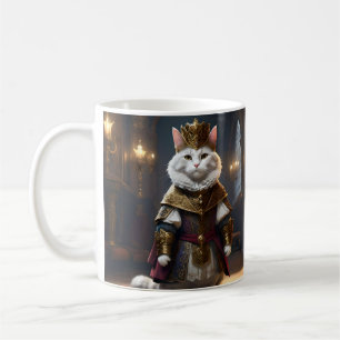 Renaissance, tryckt vit katt, Mugg