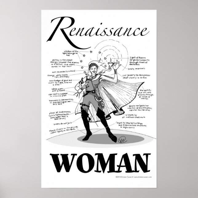 Renaissance Woman Poster (Framsidan)