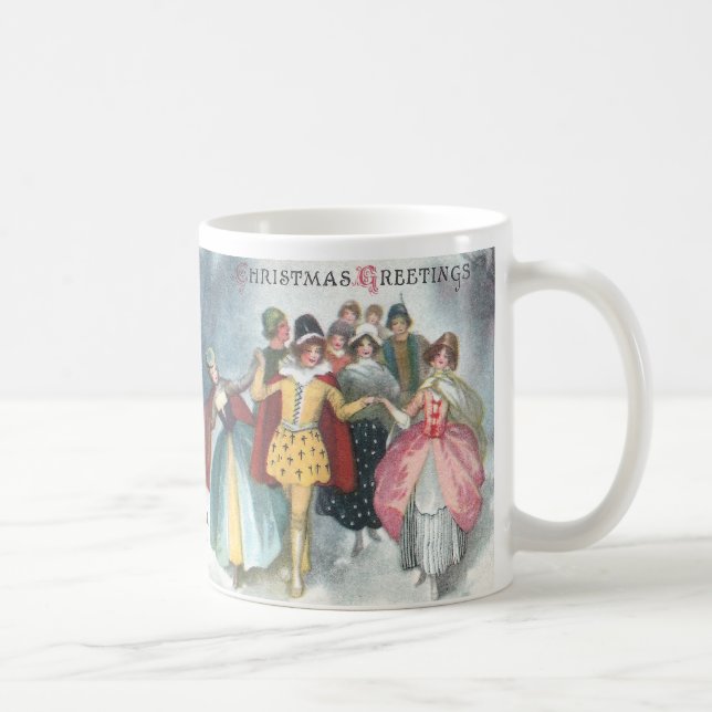 Renaissancefolk vintagejul kaffemugg (Höger)