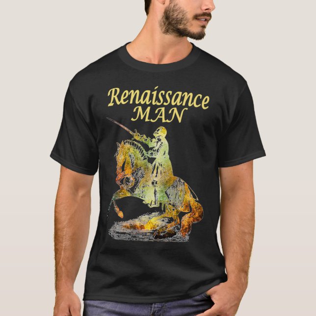Renaissancen Man KnightHorse, sommarfestivaler T Shirt (Framsida)