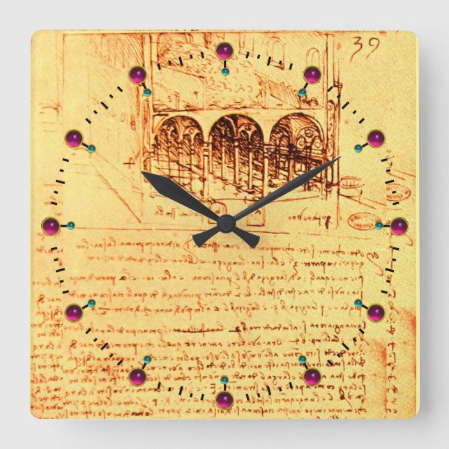 RENAISSANCENS ARKITEKTUR,ARKITEKT FYRKANTIG KLOCKA (Framsida)