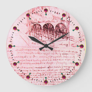 RENAISSANCENS ARKITEKTUR,ARKITET,Rosa Stor Klocka