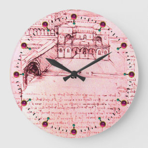 RENAISSANCENS ARKITEKTUR,ARKITET,Rosa Stor Klocka