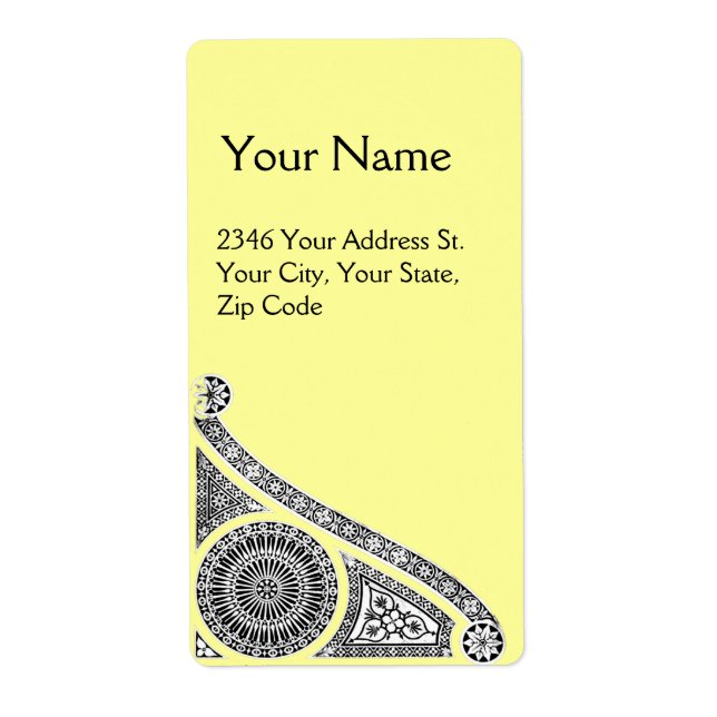 RENAISSANCENS gult Fraktsedel (Framsidan)