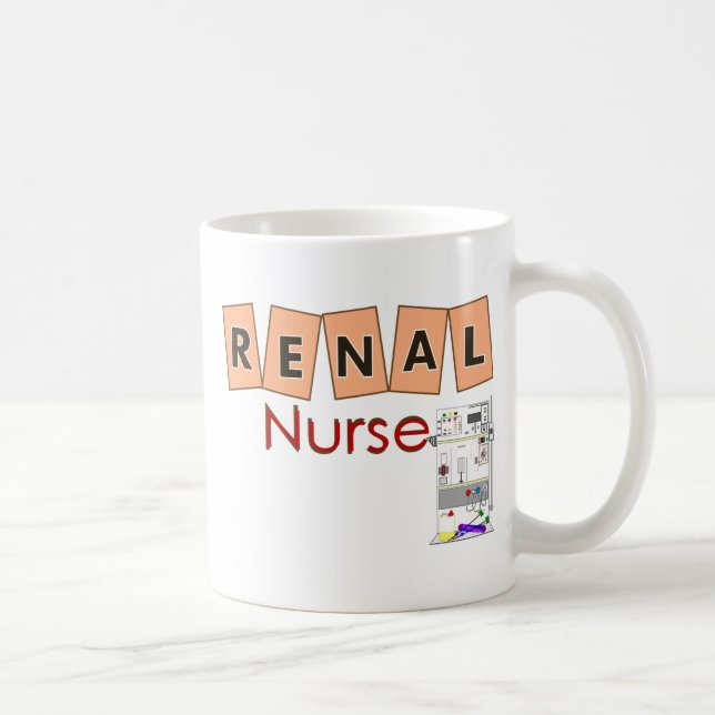 Renal design för sjuksköterskaFresenius maskin Kaffemugg (Höger)