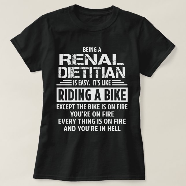 Renal Dietitian T Shirt (Design framsida)