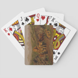 Renande av kalvarna (av Rosa Bonheur) Casinokort