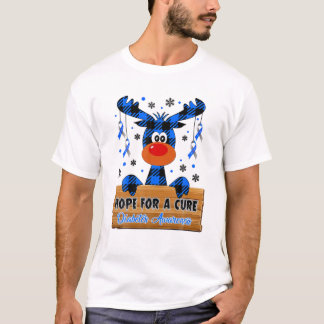 Renar Blue Hope for a Cure Diabetes Awareness C T Shirt
