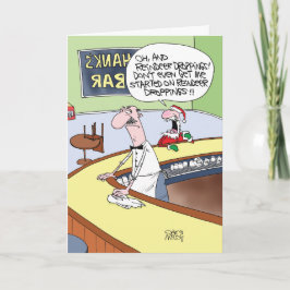 Renar drunknar julklapp helgkort