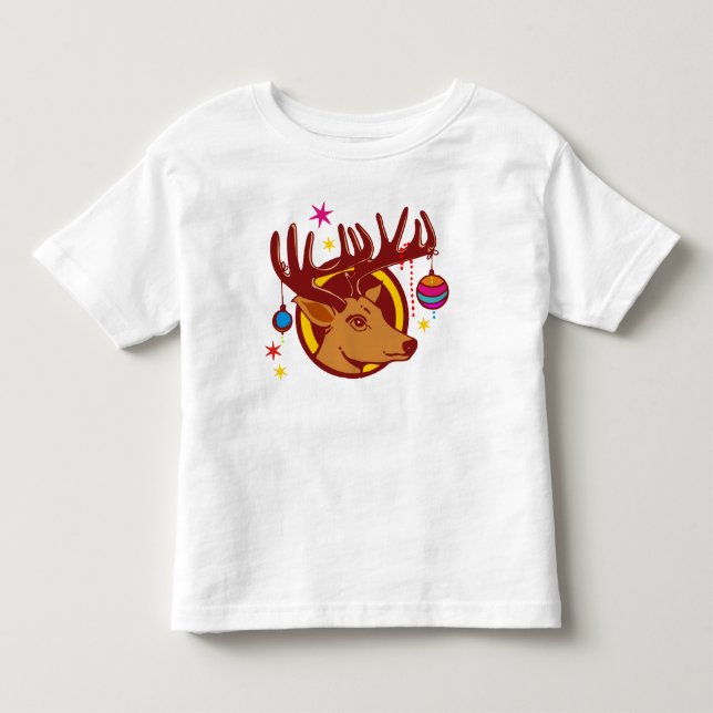 Renar/Hjort/jul Tee Shirt (Framsida)