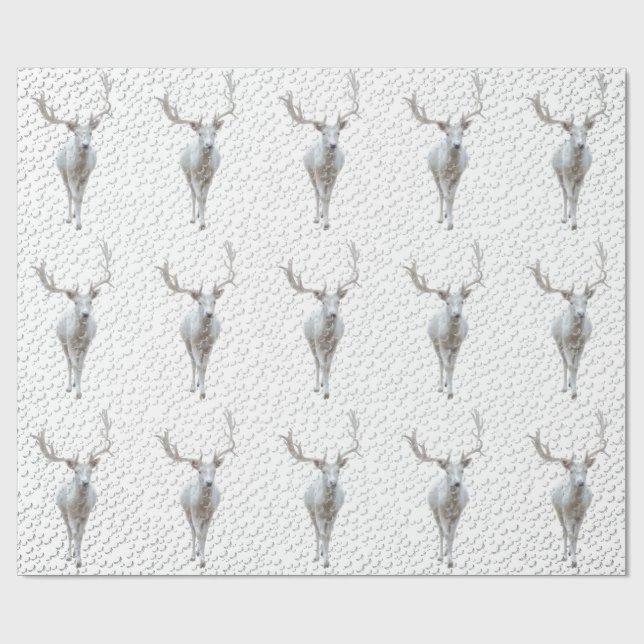 Renar i Snowstorm Papper Presentpapper (Platt)
