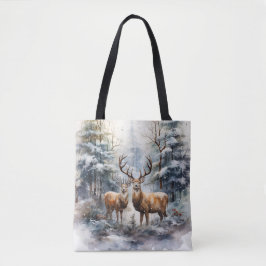 Renar i Winter Wonderland Tygkasse