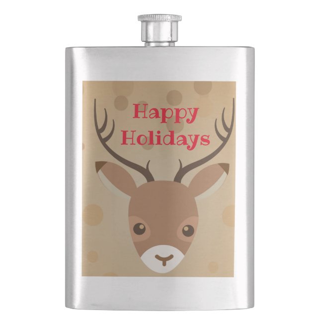 renar Illustration på brun bakgrund Fickplunta (Framsidan)