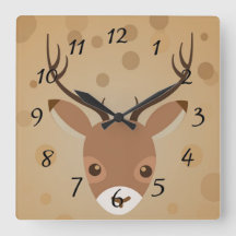 renar Illustration på brun bakgrund