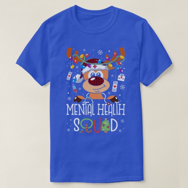 Renar jul Mental Health Squad Stethoscope T Shirt (Design framsida)