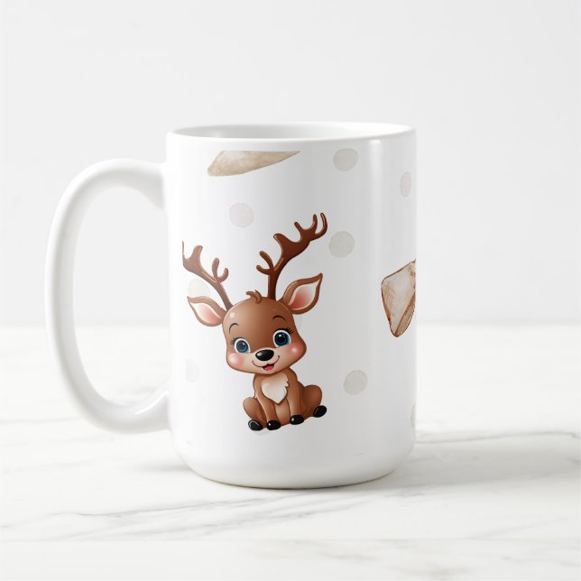 Renar med Bows Coffee Mugg (Vänster)