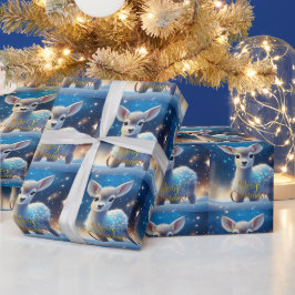 Renar med God jul hälsning Presentpapper