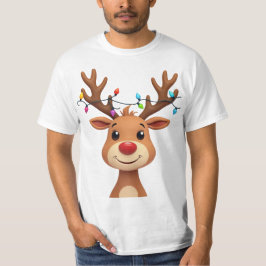 Renar med julklapp Ljus T Shirt