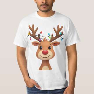 Renar med julklapp Ljus T Shirt
