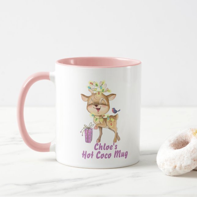 Renar med Ljus Mugg (Med munk)