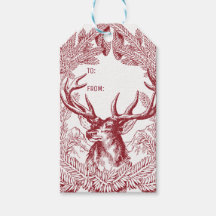 Renar och Gräs Boughs Rustic-jul