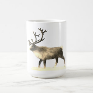 Renar på vinterdagen kaffemugg