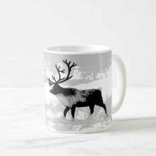 Renar på vinterdagen kaffemugg