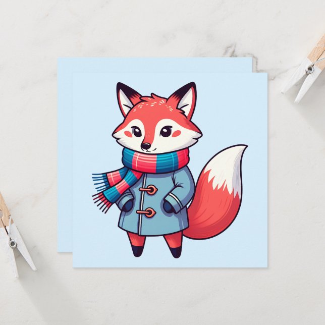 Renard roux hivernale enfantin (Fram/Back In Situ)