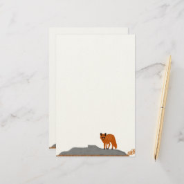 🦊 Renard sur le Rocher Brevpapper